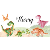 Dinosaurs Watercolour